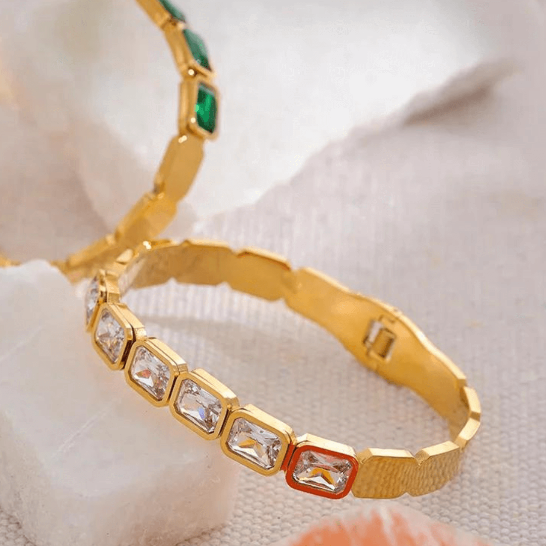 Bracelete com Zircônias Cúbicas