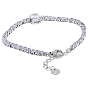 Pulseira Riviera com Zircônia