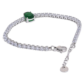 Pulseira Riviera com Zircônia