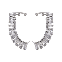 Brinco Ear Cuff de Zircônias